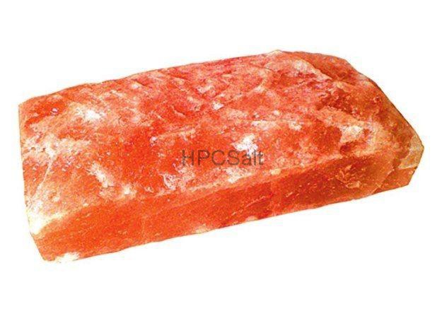 Соляная плитка 20*10*2,5см натуральная из Гималайской соли  не торцованная 